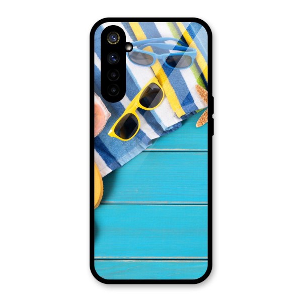 Beach Ready Glass Back Case for Realme 6