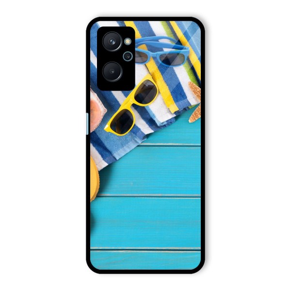 Beach Ready Glass Back Case for Realme 9i