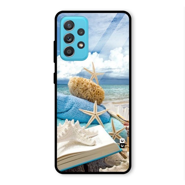 Beach Sky Glass Back Case for Galaxy A52s 5G