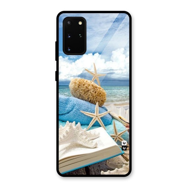 Beach Sky Glass Back Case for Galaxy S20 Plus