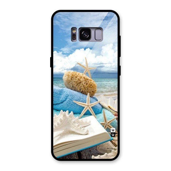 Beach Sky Glass Back Case for Galaxy S8