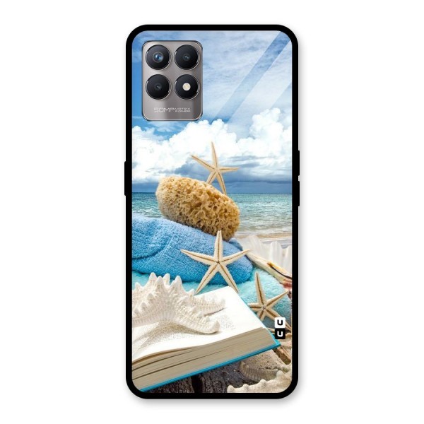 Beach Sky Glass Back Case for Realme 8i