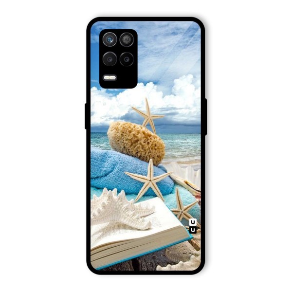 Beach Sky Glass Back Case for Realme 9 5G