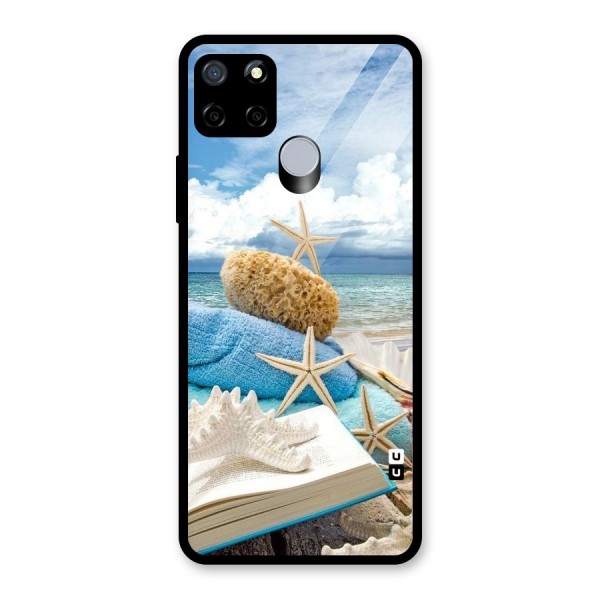 Beach Sky Glass Back Case for Realme C15