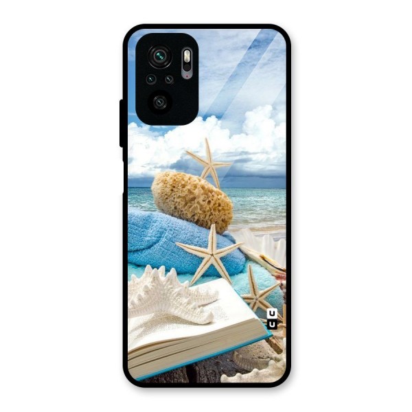 Beach Sky Glass Back Case for Redmi Note 10