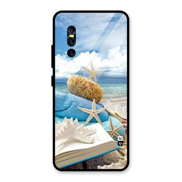 Beach Sky Glass Back Case for Vivo V15 Pro