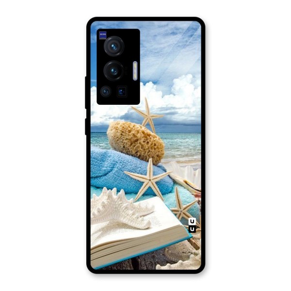 Beach Sky Glass Back Case for Vivo X70 Pro