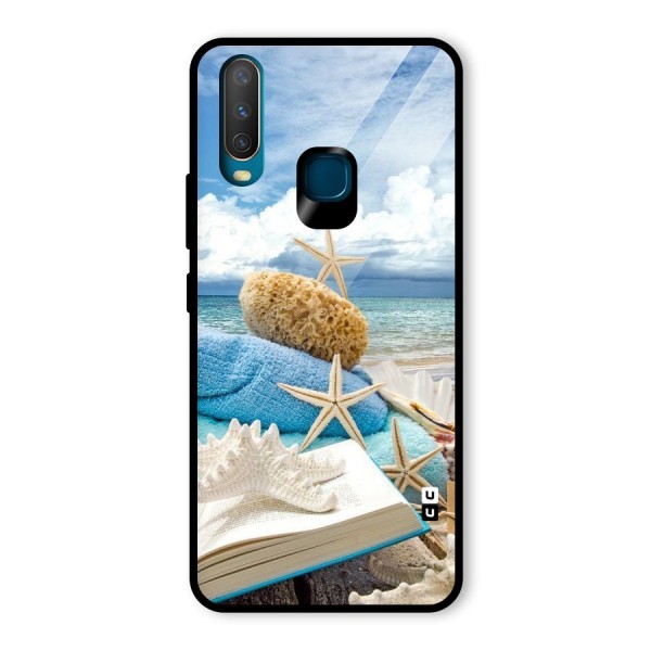 Beach Sky Glass Back Case for Vivo Y12