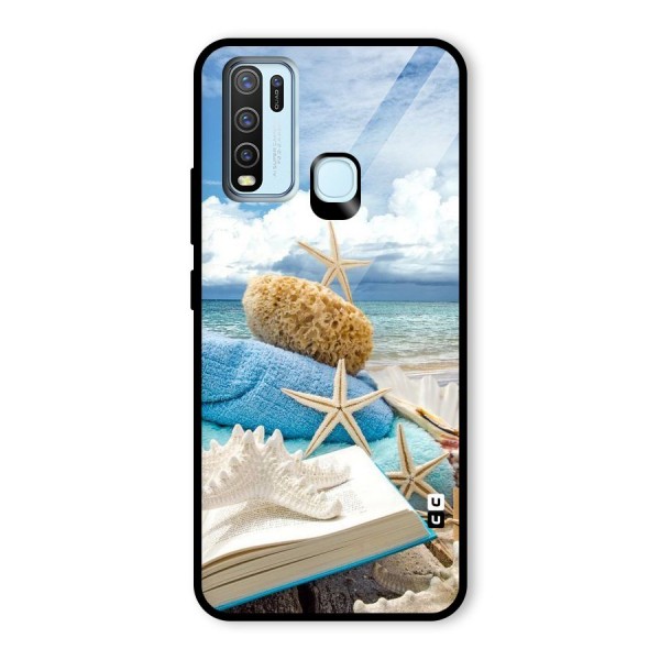 Beach Sky Glass Back Case for Vivo Y50