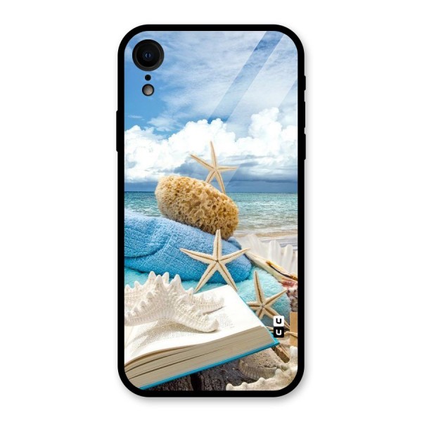 Beach Sky Glass Back Case for XR