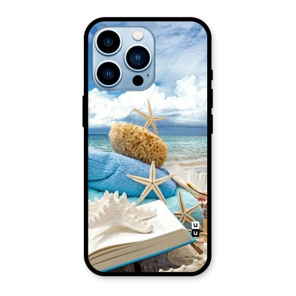 Beach Sky Glass Back Case for iPhone 13 Pro