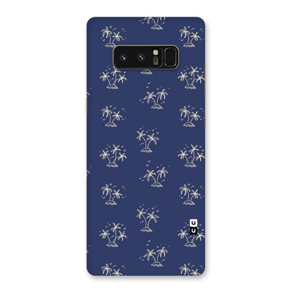 Beach Trees Back Case for Galaxy Note 8