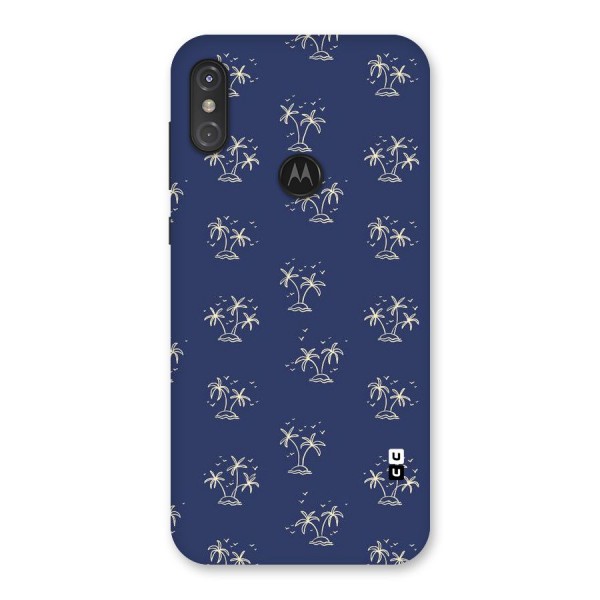 Beach Trees Back Case for Motorola One Power