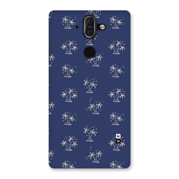 Beach Trees Back Case for Nokia 8 Sirocco