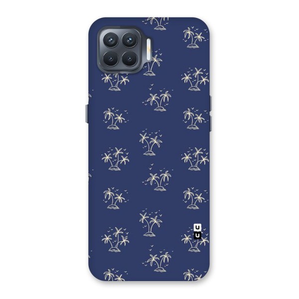 Beach Trees Back Case for Oppo F17 Pro