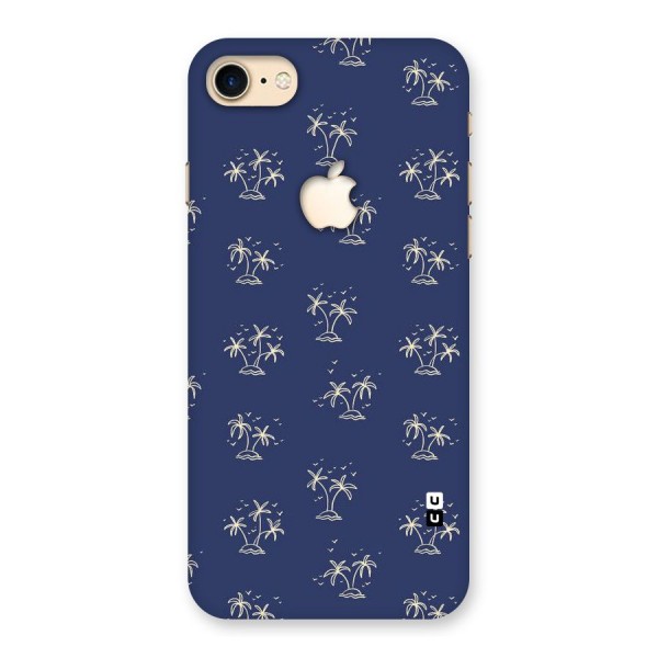 Beach Trees Back Case for iPhone 7 Apple Cut