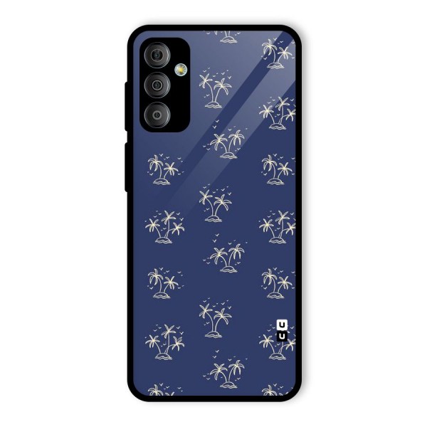 Beach Trees Glass Back Case for Galaxy F23