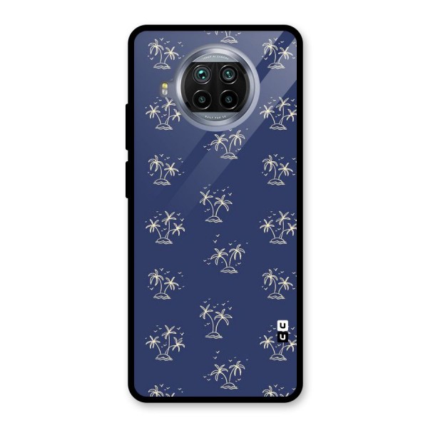 Beach Trees Glass Back Case for Mi 10i