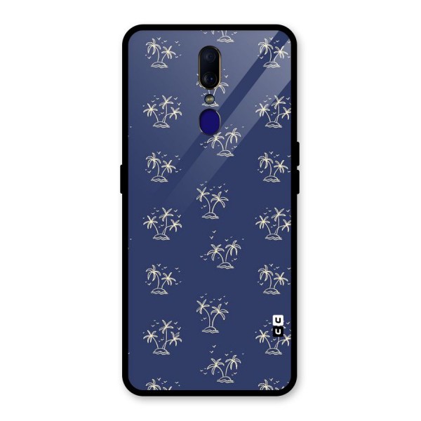 Beach Trees Glass Back Case for Oppo F11