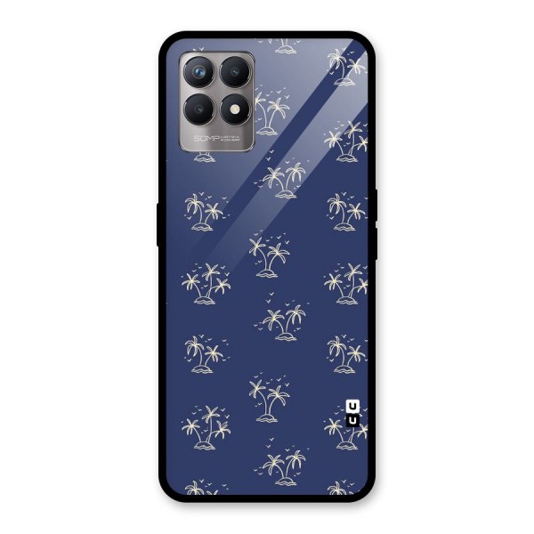 Beach Trees Glass Back Case for Realme 8i