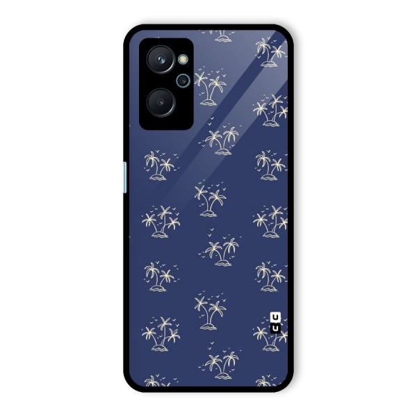 Beach Trees Glass Back Case for Realme 9i