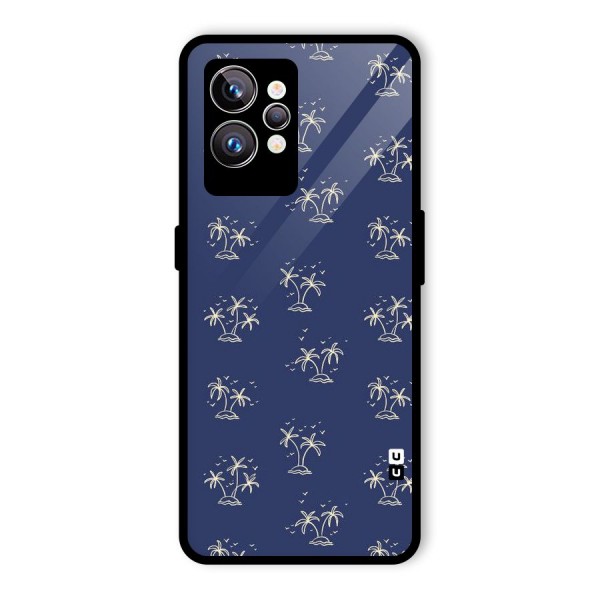 Beach Trees Glass Back Case for Realme GT2 Pro