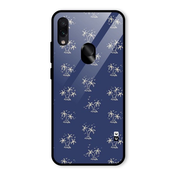 Beach Trees Glass Back Case for Redmi Note 7