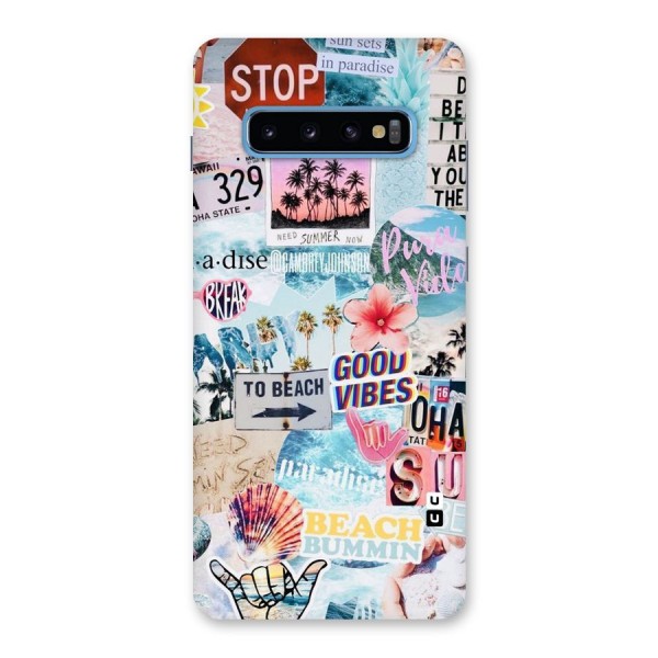 Beaching Life Back Case for Galaxy S10 Plus