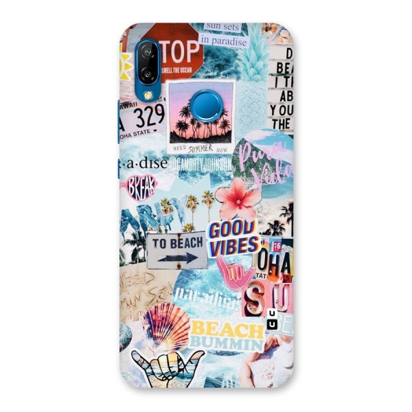 Beaching Life Back Case for Huawei P20 Lite