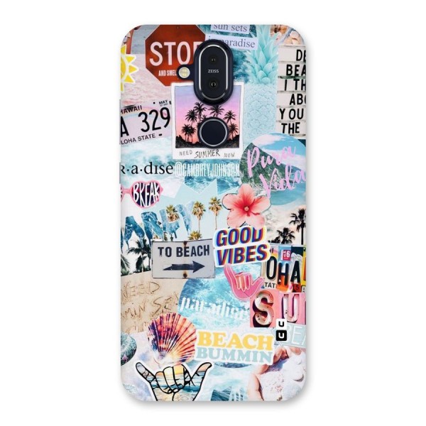 Beaching Life Back Case for Nokia 8.1