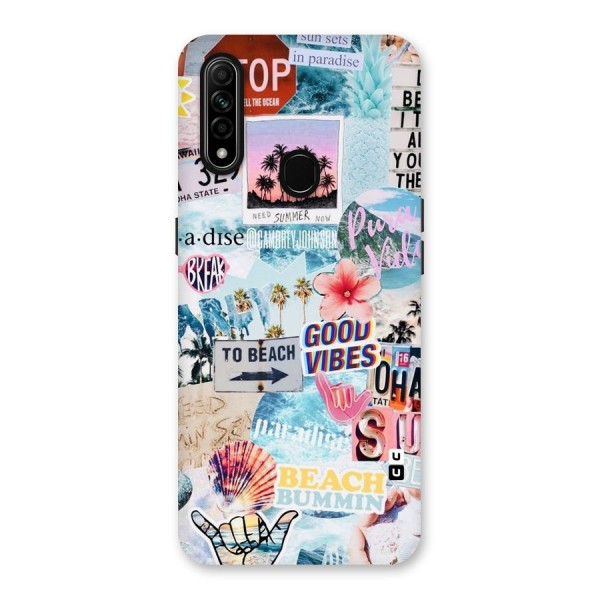 Beaching Life Back Case for Oppo A31