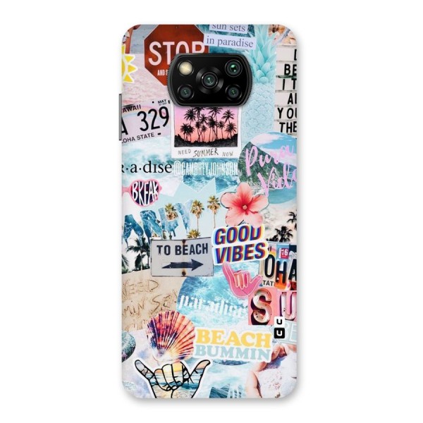 Beaching Life Back Case for Poco X3