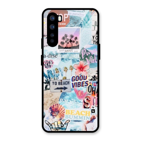 Beaching Life Glass Back Case for OnePlus Nord