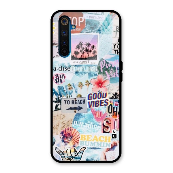 Beaching Life Glass Back Case for Realme 6 Pro