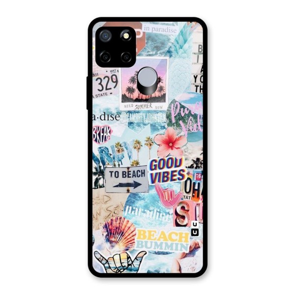 Beaching Life Glass Back Case for Realme C15