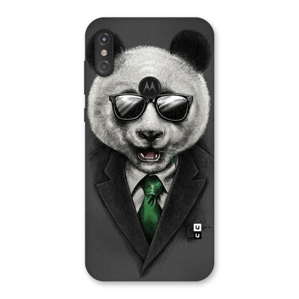 Bear Face Back Case for Motorola One Power