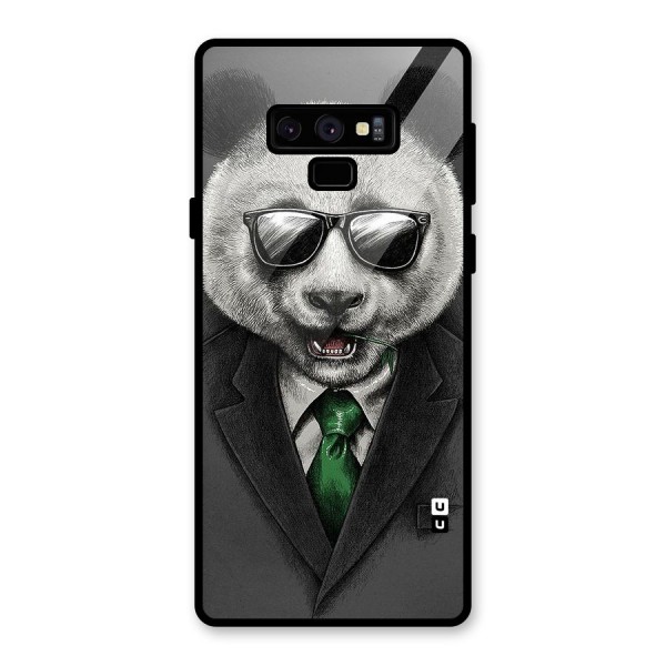 Bear Face Glass Back Case for Galaxy Note 9