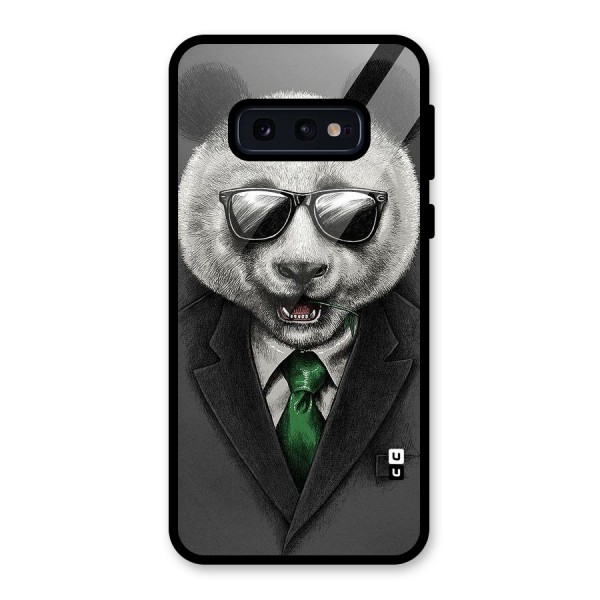 Bear Face Glass Back Case for Galaxy S10e