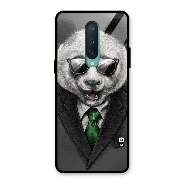 Bear Face Glass Back Case for OnePlus 8
