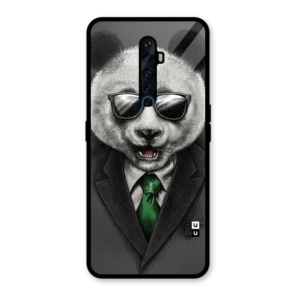 Bear Face Glass Back Case for Oppo Reno2 Z