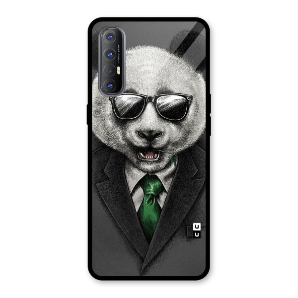 Bear Face Glass Back Case for Oppo Reno3 Pro