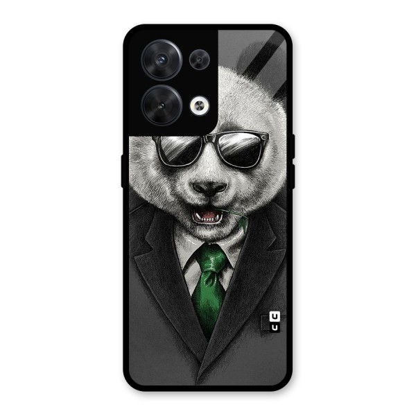 Bear Face Glass Back Case for Oppo Reno8 5G