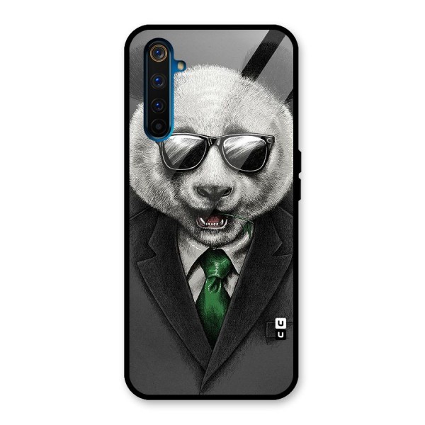 Bear Face Glass Back Case for Realme 6 Pro