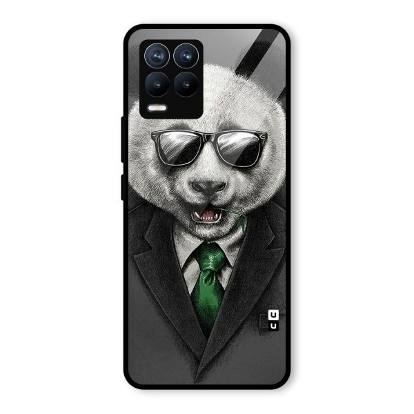 Bear Face Glass Back Case for Realme 8 Pro