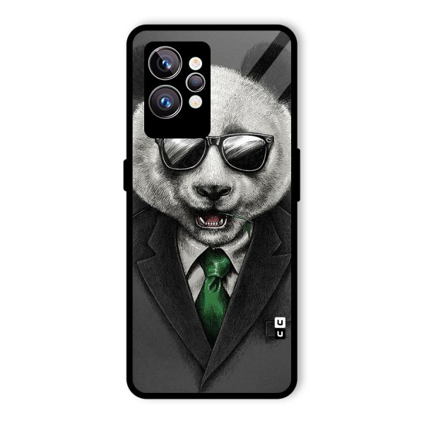 Bear Face Glass Back Case for Realme GT2 Pro