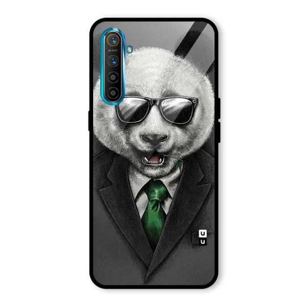 Bear Face Glass Back Case for Realme XT