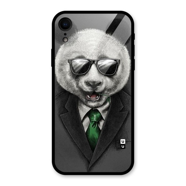 Bear Face Glass Back Case for XR