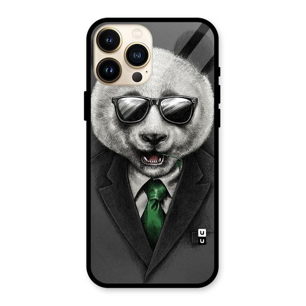 Bear Face Glass Back Case for iPhone 13 Pro Max
