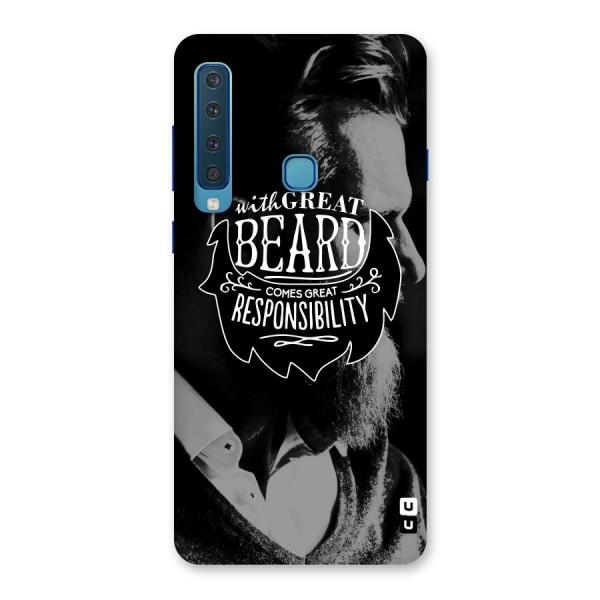 Beard Responsibility Quote Back Case for Galaxy A9 (2018)