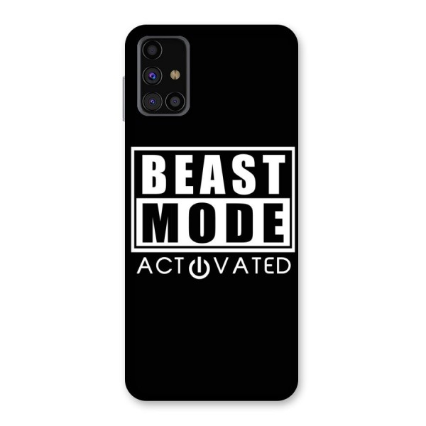 Beast Mode Activated Back Case for Galaxy M31s